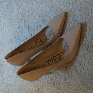 Sam Edelman Hazel 3" Nude Heels, size 7 Narrow